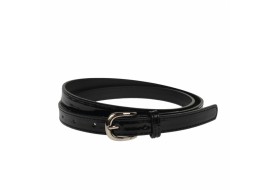 Curea dama, casual-eleganta, din piele ecologica, latime 1.8 cm, negru - CKD029